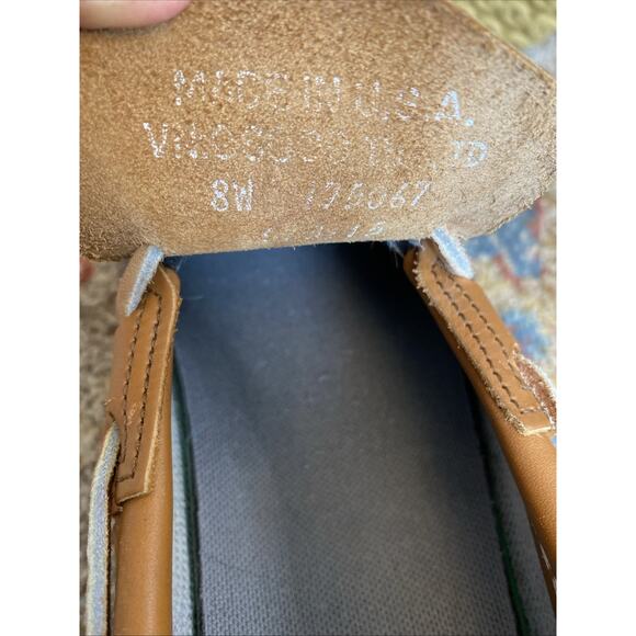 Vintage L.L. Bean Bean Boots Rainboots Women's Sz 8W Rubber Mocs Low Top - Picture 10 of 10